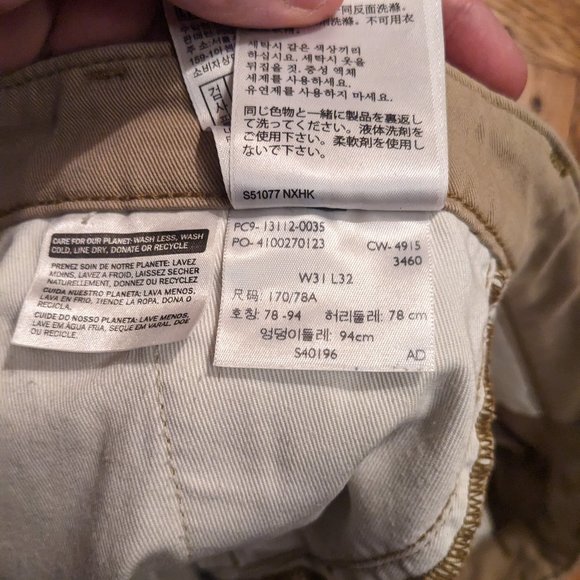 Kahki Levi's Commuter Pant 31x32 - Picture 4 of 5